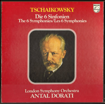 Antal Dorati 6 LP box set Complete Symphonies of Tchaikovsky PHILIPS 6747-195.