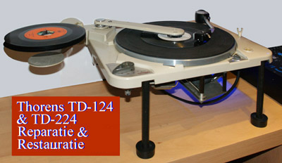 Thorens TD-124 en 224 reparatie en revisie Record Friend Amsterdam